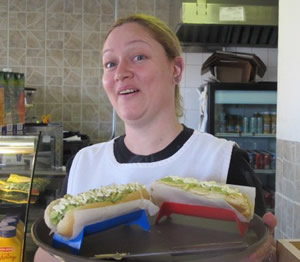 Chilean hotdogs